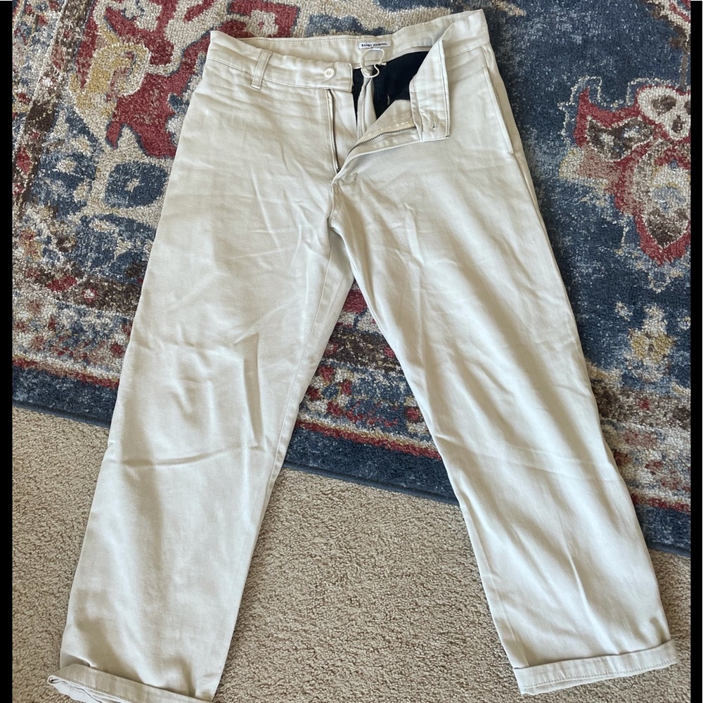 Banks journal cropped chinos worn 1 time